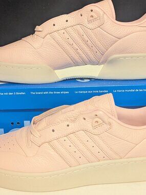 Adidas Rivalry Lux Low Sandy Pink Ivory Sneakers Men's 10/Women's 11.5 IF7183 NI